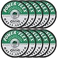 4 1/2 Inch x 1/16 Inch x 5/8 Inch Premium Cut Off Wheels - 10 Pack -, for Cutting All Ferrous Metals and Stainless Steel
