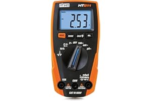 HT Instruments HT211 Multimetro manuale digitale CAT III 600V Display (conte): 4000