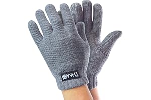 Guantes Thinsulate para niños para invierno | THMO | Guantes térmicos de punto para niños y niñas para niños