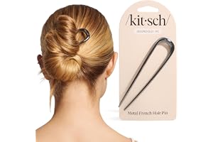 Kitsch fransk hårnål för kvinnor 1 st - Hematit