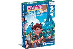 Clementoni | Escape Game Pocket – Enquête à Paris pour Enfants dès 8 Ans | Jeu d'Évasion | Format Compact | 1 à 6 Joueurs | Défis de Logique et Observation | Activité Ludique et Éducative