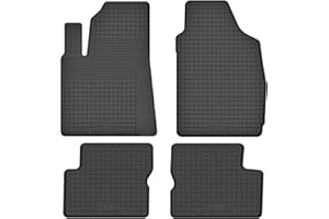 MOBIL-FAN Dywaniki gumowe, zestaw dywaników do Fiat 500 (od 2007) / Ford KA MK2 II (2008-2016) – wysoka krawędź 15 mm