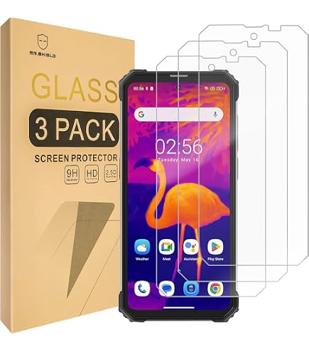 BROTECT AirGlass Panzerfolie (3 Stück) Für Blackview BV8900 – Kratzfest 9H, Anti-Fingerprint, Made In Germany