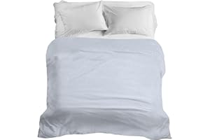 PENSIERI DELICATI Telo Copriletto Matrimoniale 260 x 280 cm, Telo Singolo 100% Cotone Pique, Ideale Come Telo Arredo, Coperta Salva Letto 2 Piazze, Fantasia Dublino Azzurro, 100% Made in Italy