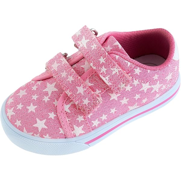 VERTBAUDET Baskets Scratchées Fille Maternelle - Rose Imprimé - Pointure 25
