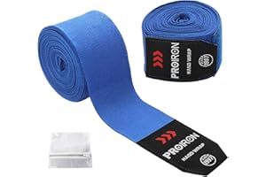 PROIRON Bende Boxe Muay Thai, Fasce Boxe Bendaggi per MMA Kick Boxing Pugilato Taekwondo Arti Marziali (4,5 2,5 Metri) Coppia