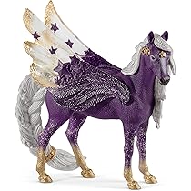 Doyomtoy Einhorn Figur - Weißes Elfenpferd Mit Blumen Verzierung