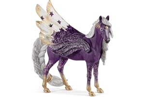 schleich BAYALA | Pegaz gwiezdna klacz 70579 | szczegółowe, fantastyczne figurki | idealny prezent dla dziewczynek i chłopców | piękne figurki kolekcjonerskie | figurka od 5 lat | 13 x 4 x 13 cm