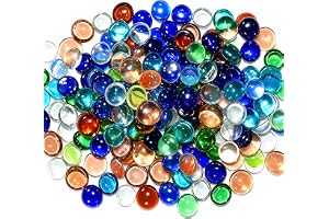 LXBCTOP Glasnuggets färgglada, 850 g färgglada glasstenar för pyssel