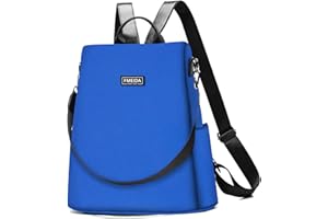 Fmeida Mochila Antirrobo Mujer Casual Mochila Mujer, Bolso Mochila Mujer Impermeable de Nylon, Bolso Mujer Ligero para Todos los Díario, Viajes Cortos, Trabajo