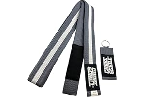 Choke&Chill BJJ Brazilian Jiu-Jitsu - Cinturón con llavero para adultos y niños Luta Livre