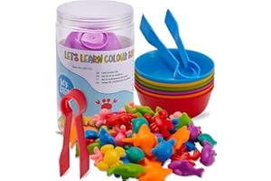 Jaques of London Colour Sorting Toys for Toddlers | Educational Toys for 3 4 5 Year olds | Under the Sea Counting Toys | Montessori Toys | Since 1795