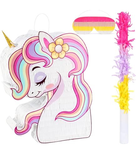 Pignatta A Forma Di Castello Rosa - 40x26 Cm, Con Nastri | Per Feste Di Compleanno, Riempibile Con Caramelle E Regali - Foto 3