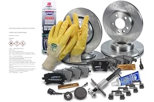 ‎ATEC GERMANY ATEC Germany Bremsenset inkl. Bremsscheiben Vorne Ø 308 mm Belüftet + Hinten Ø 294 mm Belüftet + Bremsbeläge Vorne & Hinten Kompatibel mit VW MULTIVAN T5, T6 TRANSPORTER T5, T6 CARAVELLE T6