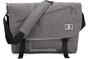 OIWAS Messenger Bags for Men Waterproof Satchel Shoulder Crossbody Man Bag Fits up to 15.6 Inch Laptop for School,Travel,Work