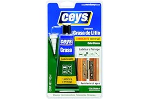 Ceys - Grasa de litio blanca - Lubricante universal - Lubrica y progete - Resistente al agua - 100ML