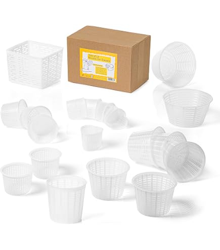 Set Da 3 Forme Per Formaggio Da 1.5 Kg – Fuscelle In Plastica Alimentare Fatte In Italia (16x12x11 Cm)
