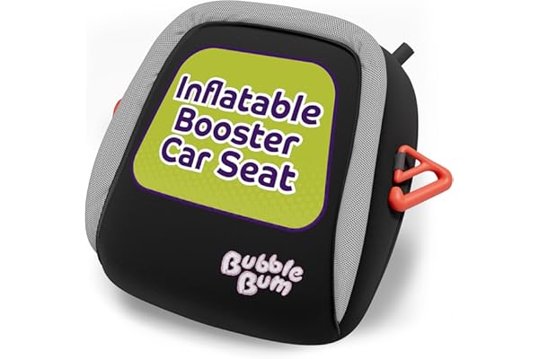 BubbleBum Inflatable Booster Seat Black