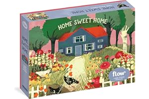 Home Sweet Home 1,000-Piece Puzzle: (Flow) for Adults Families Picture Quote Mindfulness Game Gift Jigsaw 26 3/8" x 18 7/8"