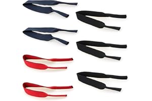 EDISON & KING Cordon gafas flotante - Cordones para gafas de neopreno - multipack - 40 cm de longitud