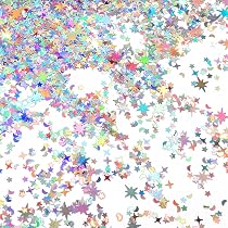 Holografisches Stern & Mond Konfetti – Schillernde Glitzerfolie Für Hochzeit, Geburtstag & Partys