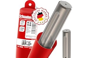 SCHWABENBACH ® Rallonge SDS Max vers SDS MAX de 600 mm – Adaptateur pour utilisation de forets à béton ou burins sur machines SDS Max – Qualité supérieure – Mandrin