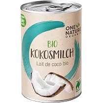 ONE NATURE organic BIO Kokosmilch, NATURLAND, 6er Pack (6 x 400 ml) Lebensmittel & Getränke