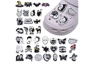 BDSHUNBF 36 Stück Schuh Charms, Halloween Schuhanstecker Schuh, Schuh Anstecker Dekoration, PVC Shoe Charms, DIY-Armband, Accessories for Birthday Halloween
