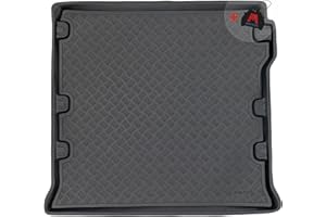 M MOTOS Tapis de coffre en PE pour Nissan Pathfinder III 2005-2012 Rendez votre voyage plus confortable grâce à ce tapis de voiture durable - Tapis de coffre de voiture tout temps, protection contre l