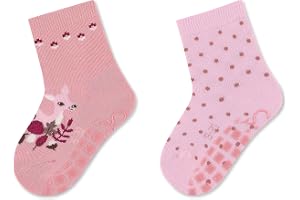 Sterntaler bebisar - flickor Abs-söckchen Dp Rehkitz+tupfen Toffelstrumpa