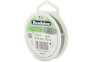 Beadalon 7 Beading Wire 0.010" (0.25mm) Multicoloured