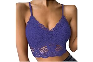 BLINGKO BrassièRe Soutien Gorge Femme Dentelle Soutiens-Gorge de Sport sans Armatures Push Up Bralette en Dentelle Respirant Confortable Grande Taille pour Quotidien Yoga Fitness Entraînement