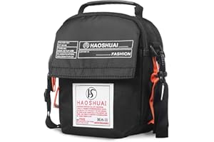 JAKAGO Waterproof Shoulder Bag,Universal Small Messenger Bag Handbag,Mobile Phone Pouch Cross Body Bag Purse with Shoulder Strap for Outdoor Sport Travel Hiking Camping（S）