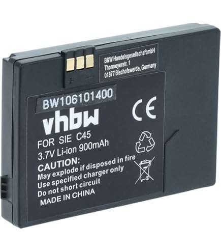 vhbw NiMH batterie 700mAh (3.6V) pour Téléphone portable