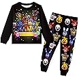 Pitevotur Five Nights Pyjamas Set Boys Girls Pajamas Cartoon Kids Pjs Set Sleepwear 3-11 Years