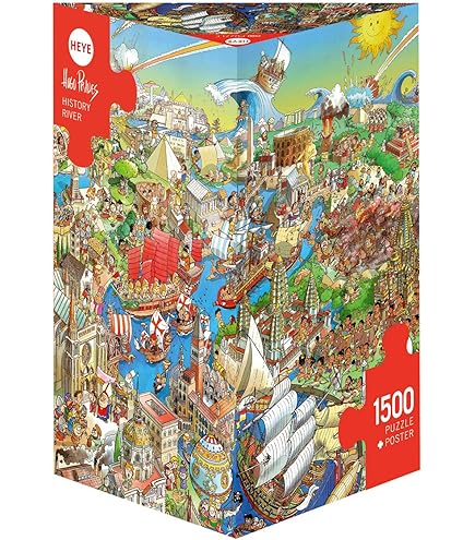 Puzzle Cartoon Triangular - Fairy Tales - 1500 pièces -Heye-29414 Puzzle Cartoon Triangular - Fairy Tales - 1500 pièces -Heye-29414