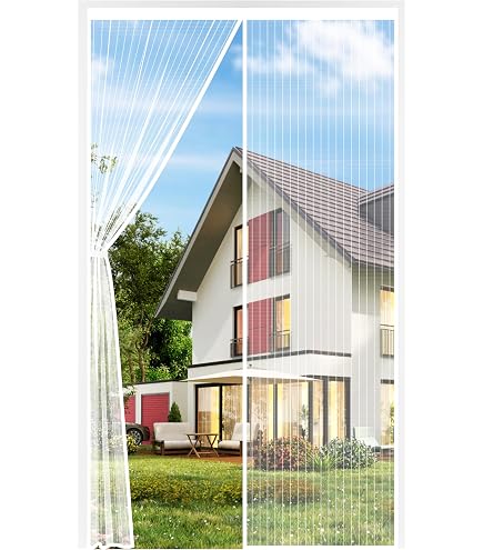 Mosquitera Magnética Para Puertas - 75x195 Cm, Cierre Automático, Fácil Instalación - Ideal Para Patio, Balcón O Salón