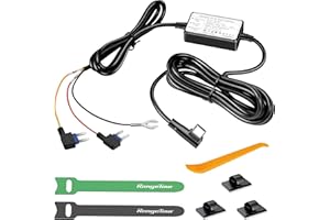 Range Tour Kit Cablaggio USB-C, Dash Cam Hardwire Kit 4m/13.12ft 12V/24V a 5V/2.5A Auto Cavo di Ricarica Kit con Strumento di Installazione cavo di alimentazione