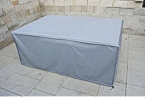 Schutzabdeckung RAGNARÖK-MÖBELDESIGN Gartenmöbel Schutzhülle für Modell HEIMDALL 8+4 Husse schwere LKW Plane Maßgefertigt Wetterschutz Abdeckung Abdeckhaube