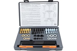 LANG TOOLS Lang 972 40 Piece Fractional and Metric Thread Restorer Kit