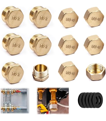 Tappi ottone - Tappi ciechi per tubi - Stampaggio Tappi ottone - Tappi ciechi per tubi - Stampaggio
