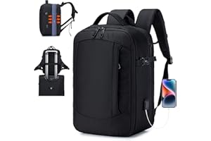 BKAZV Mochila Ryanair 40x20x25 Extensible Mochila de Viaje Maleta Mochila Viaje Cabina Avión 40x20x25 Maleta Cabina Mochila Portátil Mochila de Senderismo al Aire Libre 20L para Hombre y Mujer