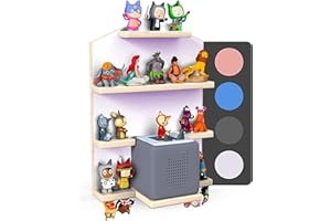 Little Moonshine Shelf for Tonie Box - The Original Magnetic Wall Shelf for Up to 32 Tonies - Matches the Toniebox