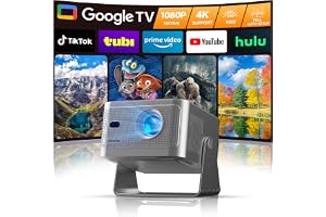 4K-miniprojektor kompatibel med Google TV, native 1080p, 650 ANSI