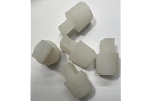 DEXIERP Bouchon d'insertion Conique nervuré de Force de Protection pour 1-1/32" 1-1/16" 1-3/32" 26-28mm ID Trou Filetage Tube Ouverture de Bouteille (Paquet de 5) Caoutchouc Réutilisable