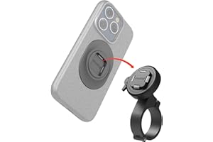 Sincetop Uchwyt na Telefon do Rowerów, Motocykli, Hulajnóg i E-bike – Seria Q [ Quad ] – Szybkie Zwolnienie, Aluminiowy Uchwyt
