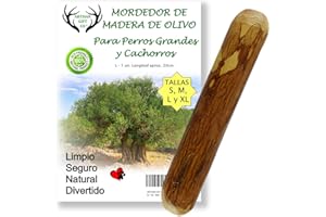 ARTISAN GIFT CO Mordedor, Palo de Madera de Olivo, Juguete para Perros (L / 1 und.)