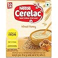 CERELAC Baby Food Cereal | Wheat Honey for 12 to 24 Months | Source of Iron & Protein | Instant Wheat Cereal | 300g
