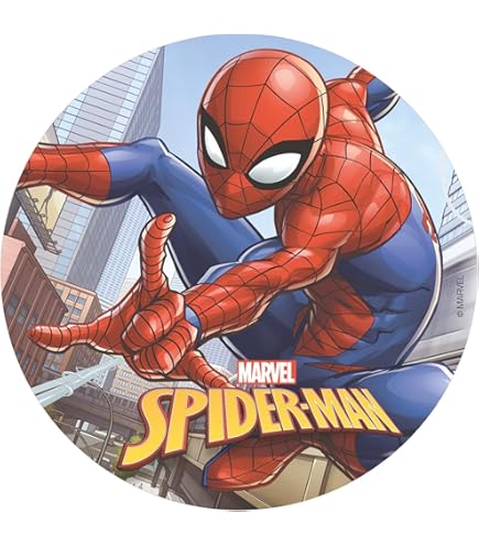 Cialda Commestibile Spiderman Per Torte - Decorazione Rettangolare A5, Ideale Per Compleanni Bambini - Foto 6