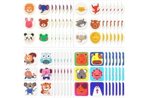 Ninoclar Mosquito Repellent for Children and Adults, Natural Plant Repellent Patches, Multi-Color, 24 Hours Protection, Skin Safety, Waterproof Mosquito Repellent Patches (1 Count (Pack of 168))